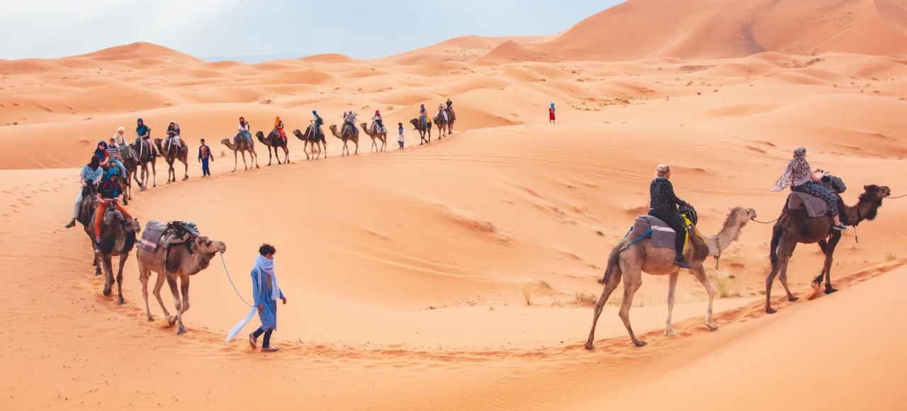 Camel trekking in 3 Day Marrakech to Merzouga Desert Tour