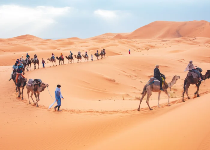 Camel trekking in 3 Day Marrakech to Merzouga Desert Tour